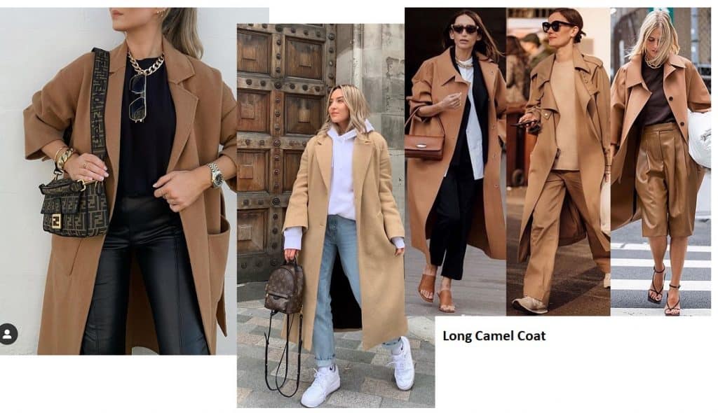 Modne płaszcze 2020 jesień zima - płaszcz camelowy