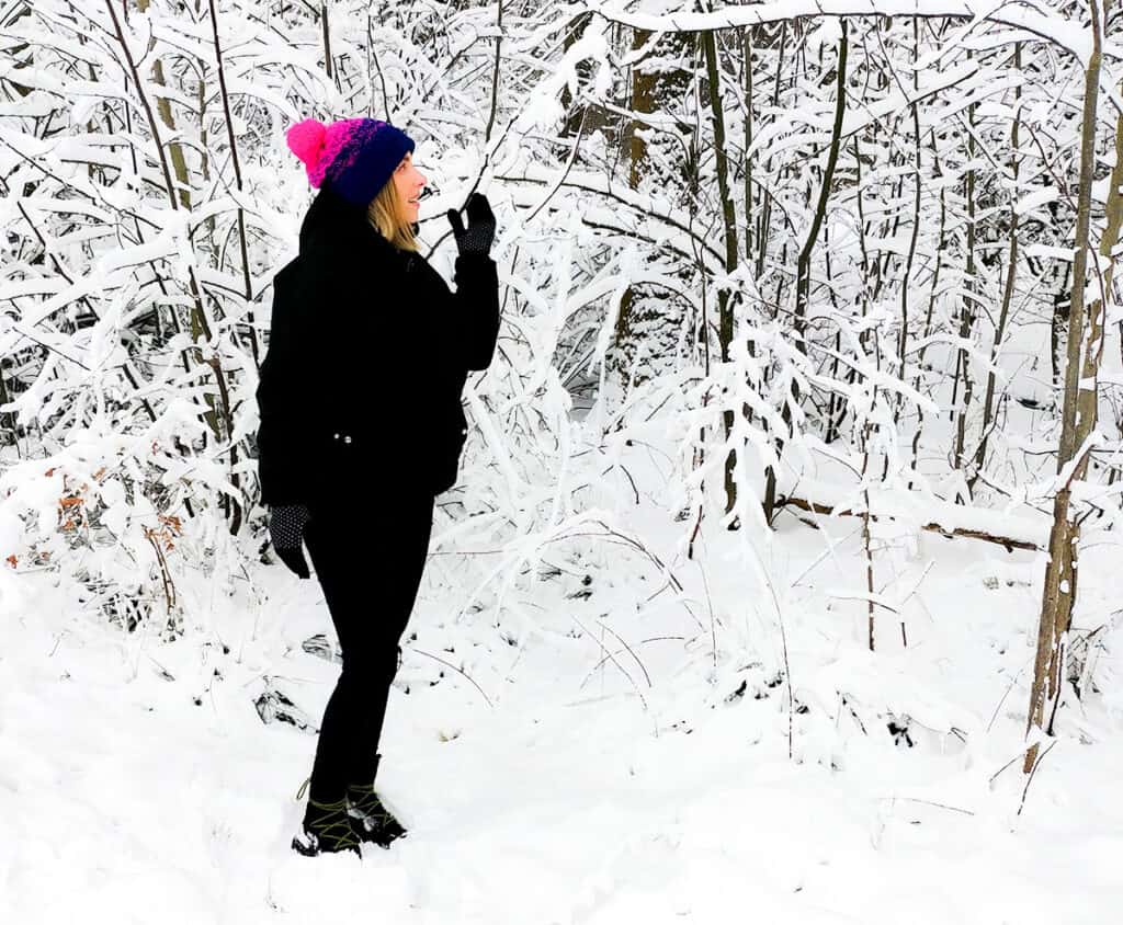 burza śnieżna las natura snieg blog lifestylowy Lifestyle