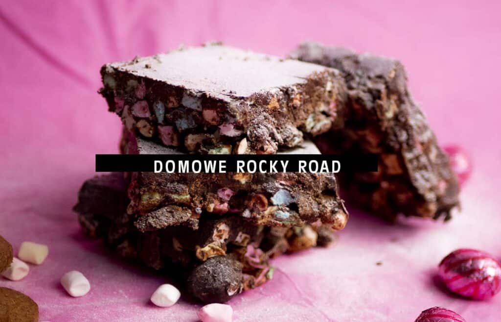 domowe rocky road baton czekoladowy blog kulinarny