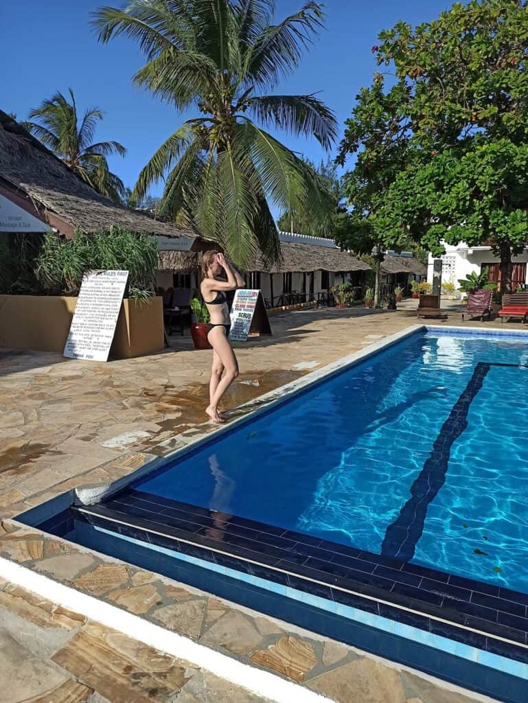 Zanzibar na własną rękę amaan beach bungalows hotel basen Podróże