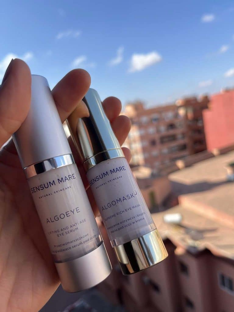 krem pod oczy polskiej marki Naturalna pielęgnacja twarzy po trzydziestce z polską marką Sensum mare Najlepsze kremy pod oczy serum pod czy i maska na noc pod oczy
